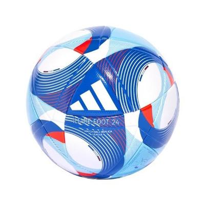 adidas Pu Unisex Football Olympics24 League Ball, Multicolor