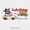 Funny New Driver Caution Sticker: Beginner Female Driver - Keep Safe Distance, Reflective & Waterproof for Rear Windshield
