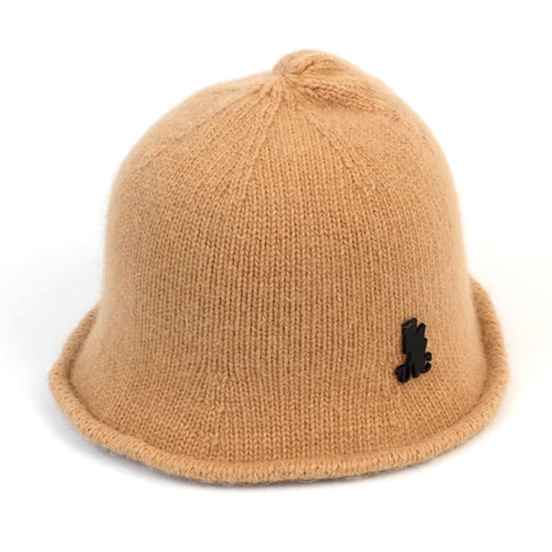 

Универсальная химия Вязаная шапка-ведро Ангора Бежевая проволочная FREE