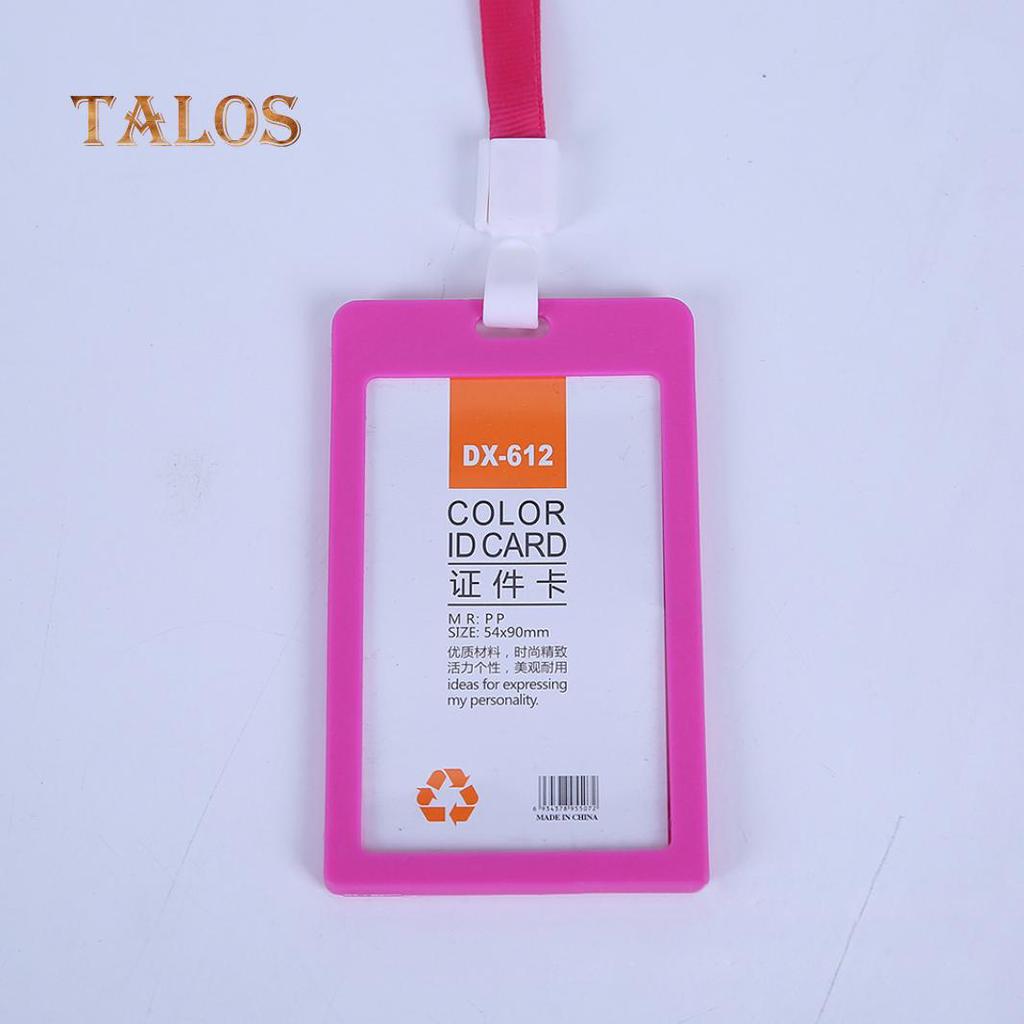 Talos Plastic Id Name Card Holder Employee Event Meeting Work Badge With Lanyard Acheter A Prix Bas Livraison Gratuite Avis Reels Avec Des Photos Joom