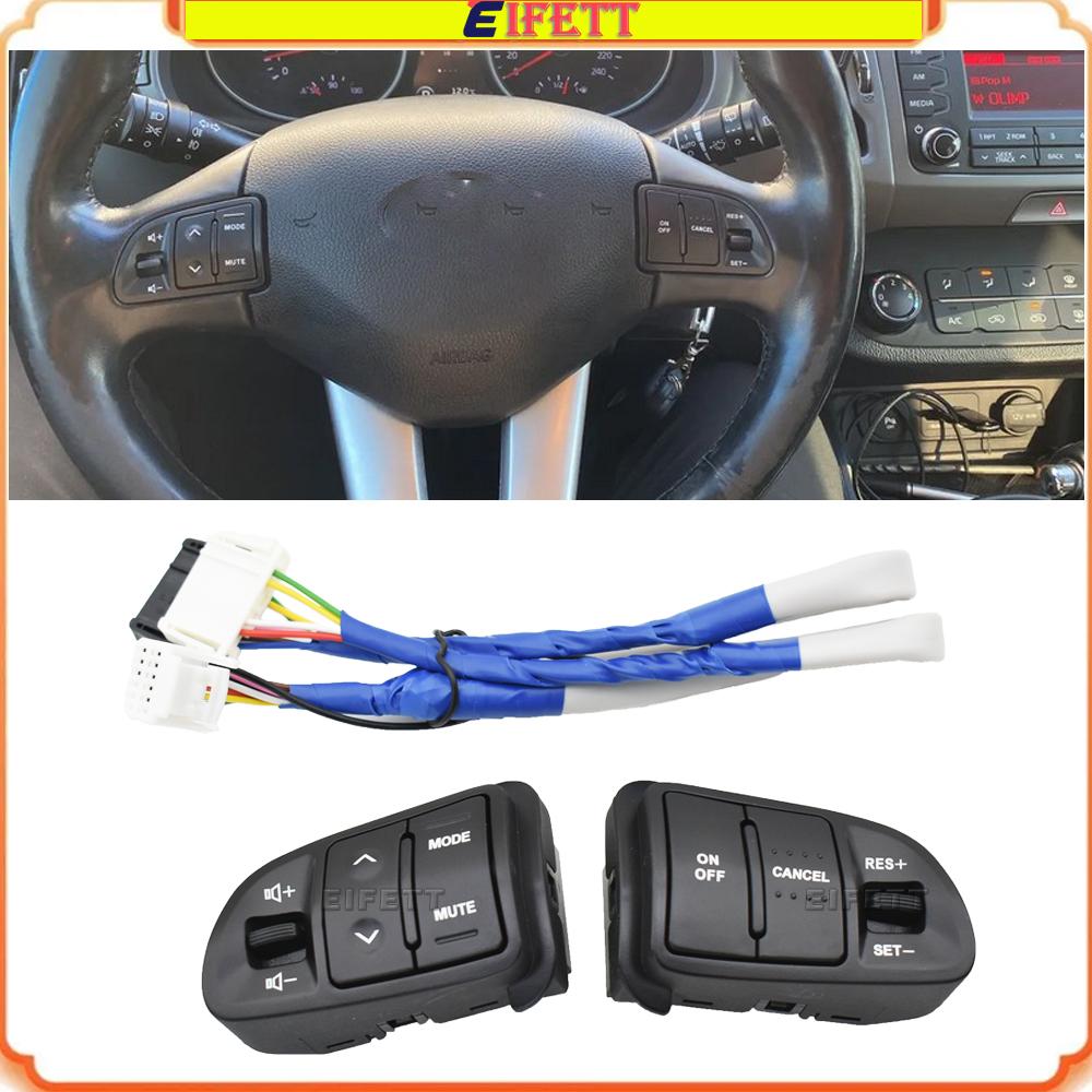 Cruise Control For KIA Sportager 2011 2012 2013 2014 2016 Steering Wheel Button Control Audio Buttons Volume Switch With Wire