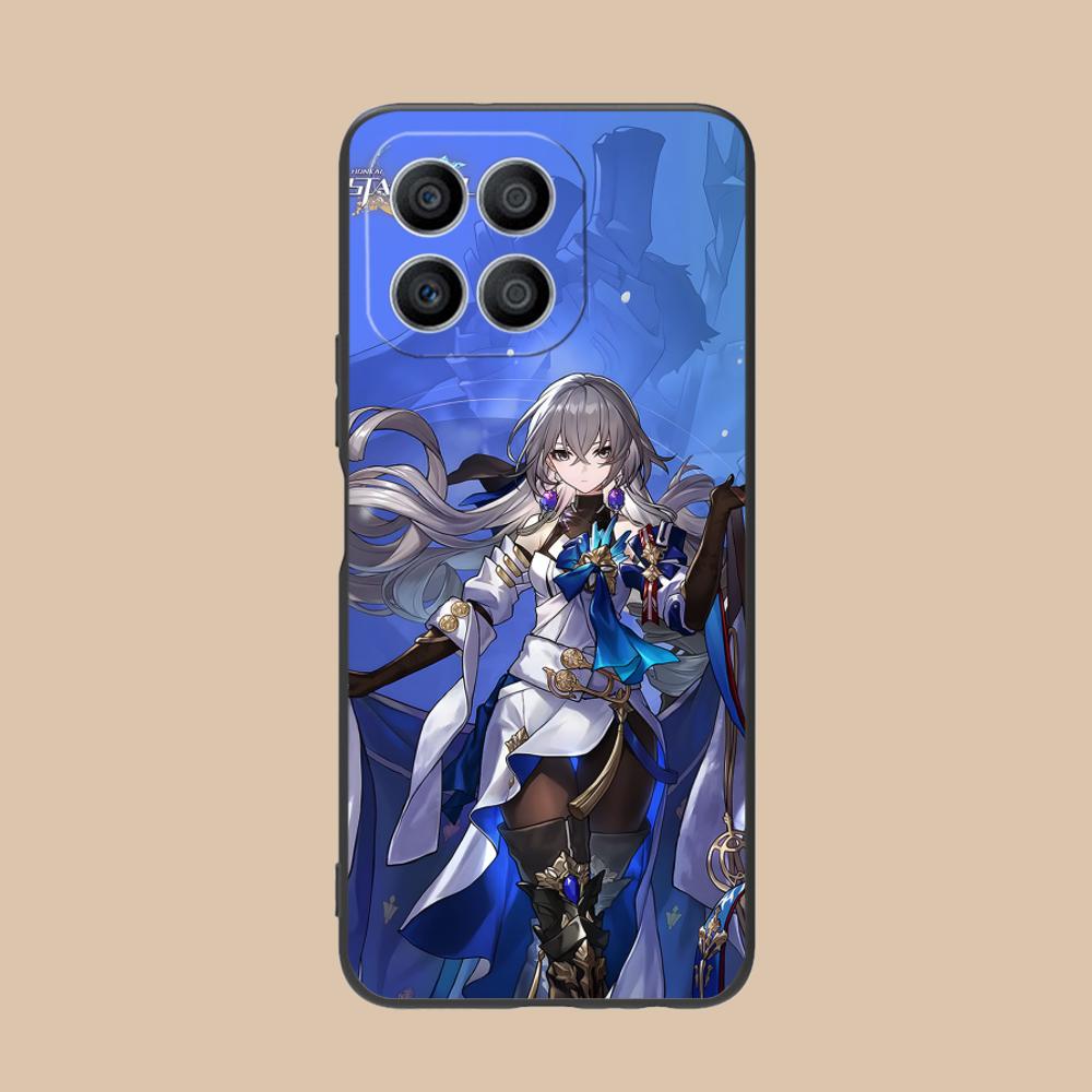 HSR Bronya Mattes TPU Handyhülle für Honor 90 80 70 60 50 30 20 10 9 8 7 Pro S SE Lite 5G Bunte Druckabdeckung