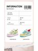 Bobodou Girls' Breathable Leather Canvas Shoes - Versatile Casual Sneakers for Spring and Autumn
