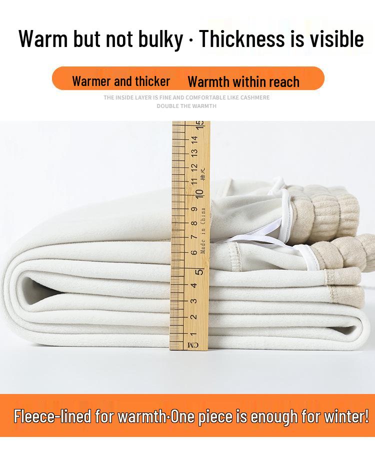 Fluffy Thickened Banana Wide-Leg Sweatpants, Unisex Autumn/Winter 2025, Versatile High-Waisted Style, Popular Hot Seller