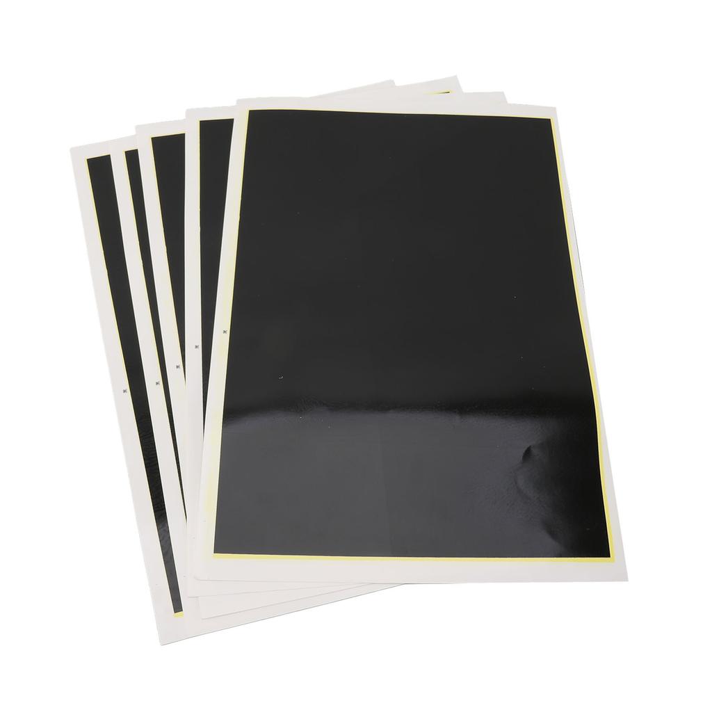 5pcs Laser Engraving Marking Color Paper Black Marking Paper 39x27cm Laser Engraving Paper Engrave On Metal Ceramics