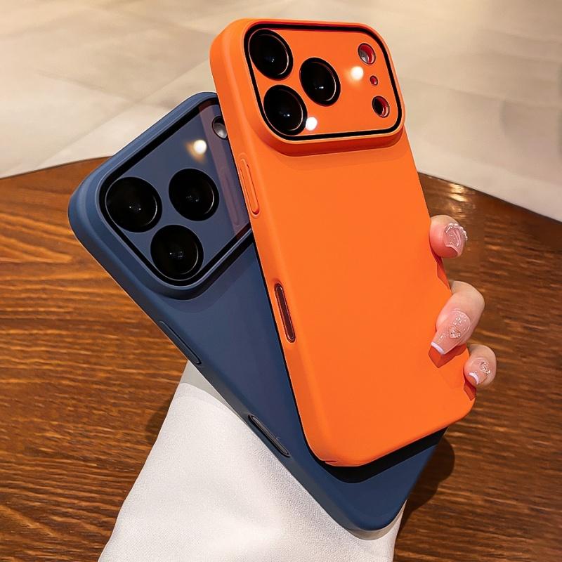 Luxury Matte Slim Hard PC Shockproof Phone Case For iPhone 17 16 15 14 13 12 11 Pro Max Glass Lens Camera Protection Back Cover