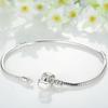 Women's Bracelet 925 Sterling Silver Bracelet 3MM Snake Bone Chain Jewelry Bare Chain