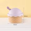 Ice Cream Mirror Shampoo Brush Cute Home Mirror Scalp Cleaning Hairdressing Comb Portable Comb
