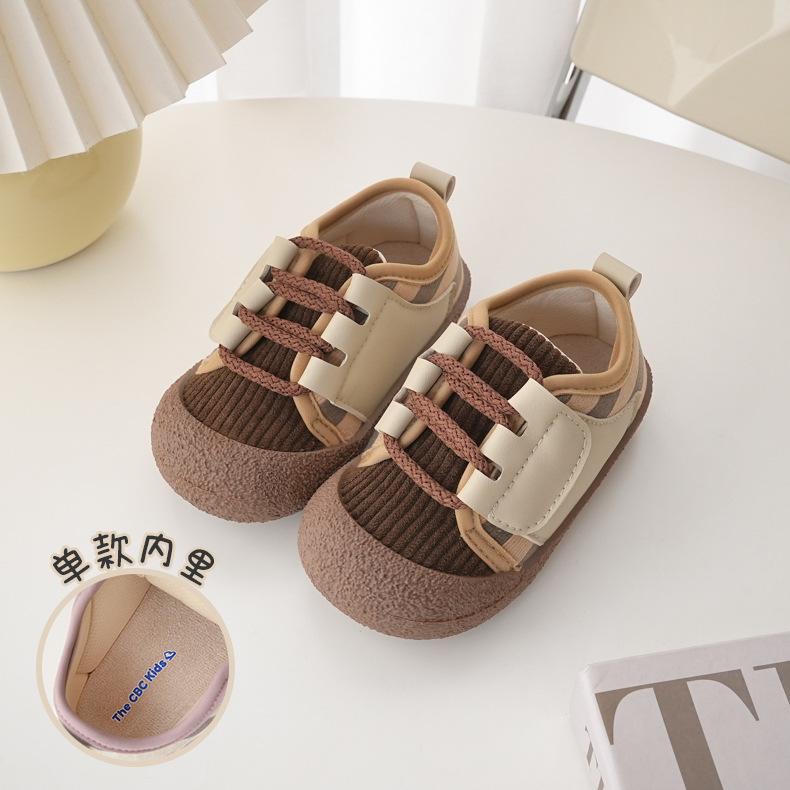 

Korean version of corduroy children s board shoes 22 autumn and winter fleece boys and girls Vintage fleece single 32