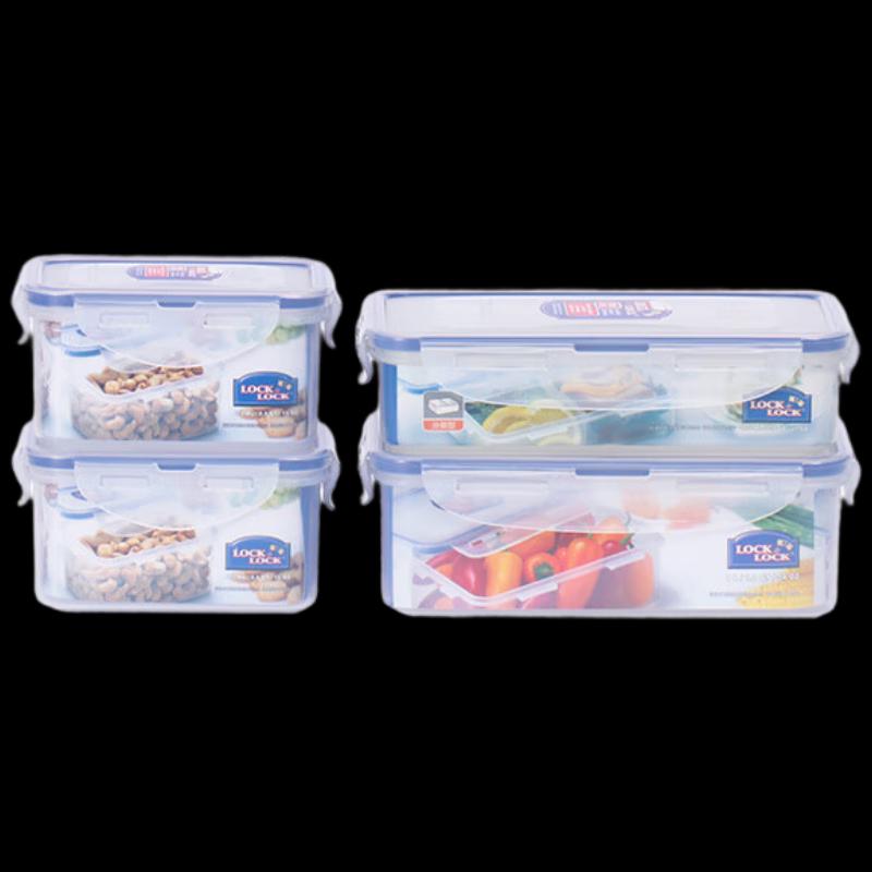 LocknLock High Borosilicate Glass Food Storage Set