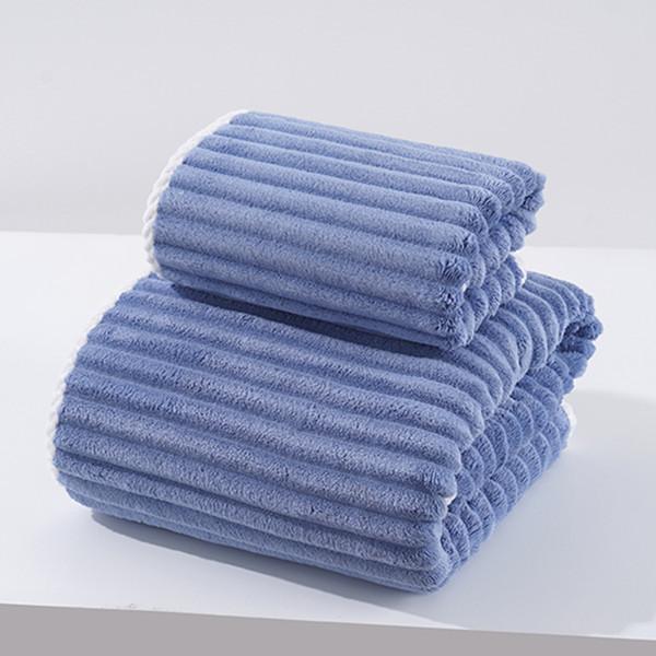 Coral Fleece Bath Towel With Absorbent Softness For Adults And Beach Use
