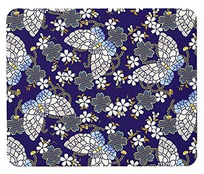 Japanese Japanese Pattern Mouse Photopad Design Japanese Pattern of Butterflies and Cherry Beauty, Pad (Japanese Series) (A Blossoms)
