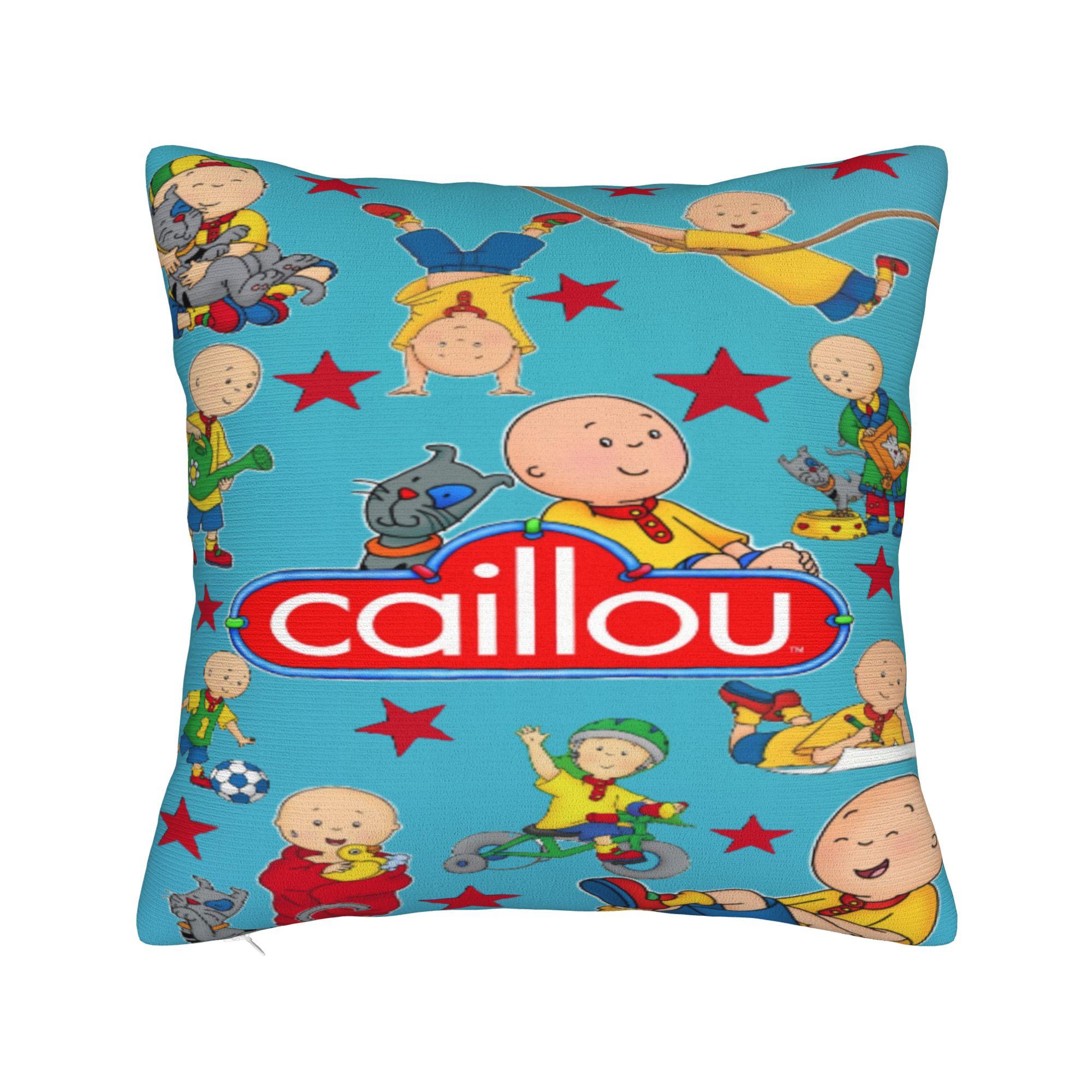 

Подушка с принтом Baby Friend C-Caillou Чехол для подушки Постельное белье Декор для дома На молнии Разные размеры 12x12in 30X30cm