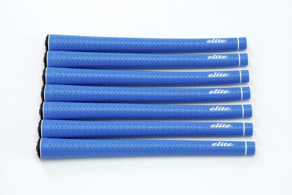 Elitegrips Gripy Golfowe Y360SH Marine Bez Backline Zestaw 7 sztuk, Niebieski,