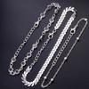 2 Sets of Bohemian Minimalist Fashion Beach Party Anklets Beautiful Zircon Stylish Vacation Simple Design Foot Jewelry Gifts