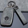 New Zinc Alloy Leather Car Remote Key Cover Case For Mercedes Benz A C E S G GLS CLA Class W213 W203 W211 W205 W177X167 W204 AMG k1