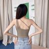 Woman Knitted Tank Top Women Strap Vest Sexy Female Knitting Crop Top