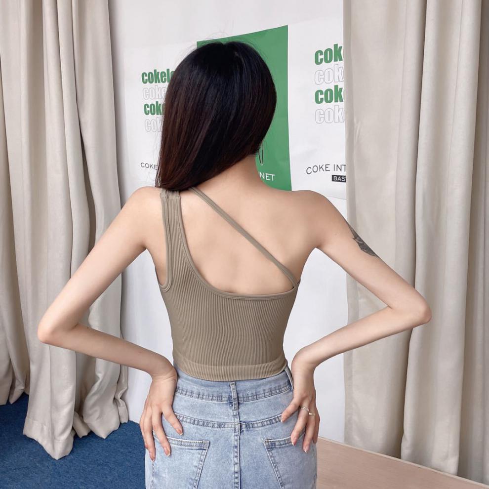 Woman Knitted Tank Top Women Strap Vest Sexy Female Knitting Crop Top