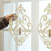 Elegant Floral Embroidered Sheer Curtain Panel  Perfect for Living Room, Bedroom, Balcony, or Home Office Decor, Curtains for Living Room