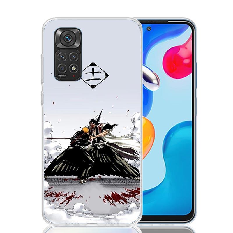 Zaraki Kenpachi Bleach Phone Case For Xiaomi Redmi Note 15 14 13 12S 12 Pro Plus 11S 11E 11 11T 10S 10 Art Soft Pattern Cover Re