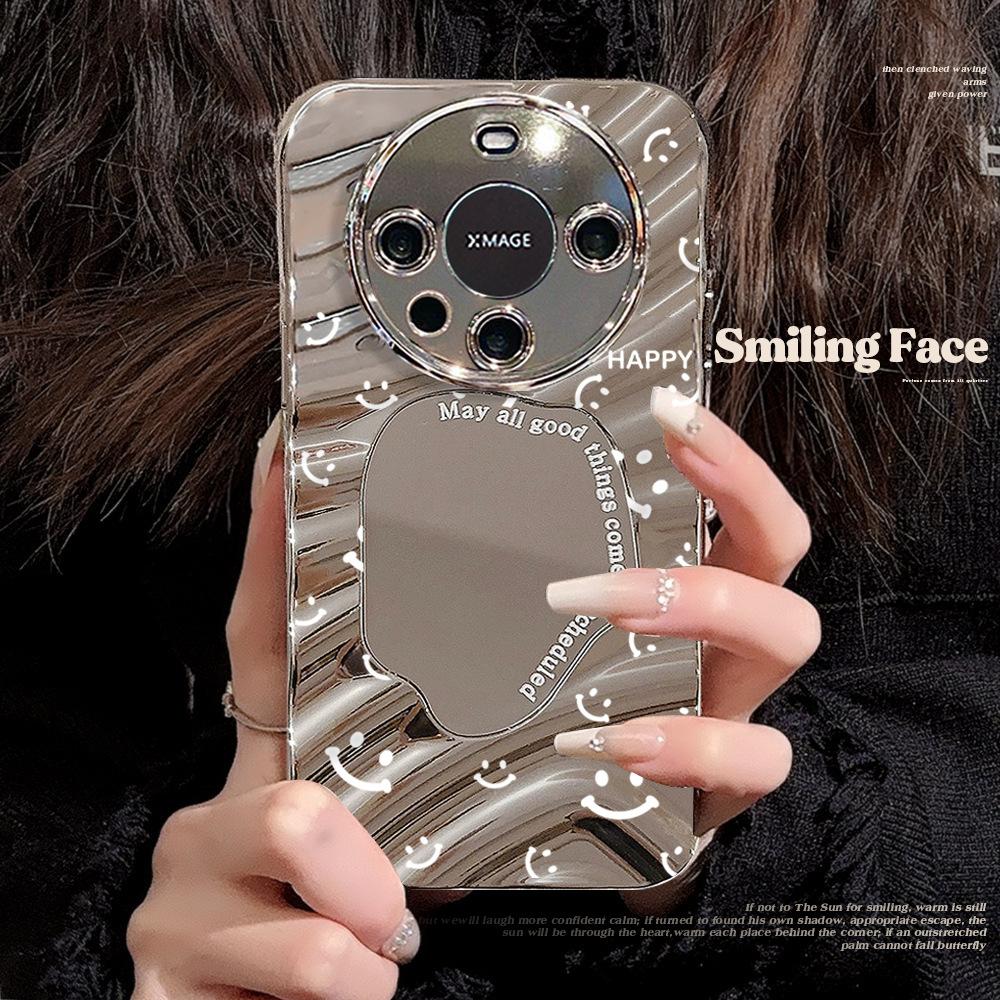 

Зеркальный чехол для телефона для iPhone 16 11 13 14 для 16 Pro 12 13 15 16 Pro Max для Samsung A15 A16 A35 A55 Милый чехол для телефона с облаком, цветком и щенком с гальваническим покрытием iPhone 11 Pro Max серебряный