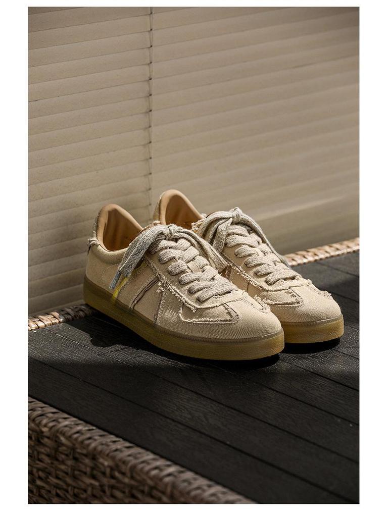 Desert Dune Retro Herren Canvas Sneaker - Leichte, Weichsohlen-Freizeitsportschuhe für den Sommer.