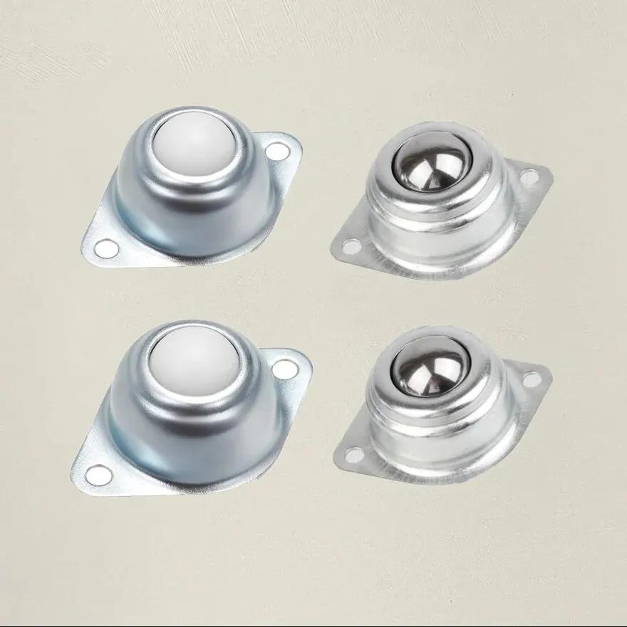 Rodas de Bolas Bullseye de Nylon de 1/2 Polegada para Transportador, Rodas de Patins, Rodízios Universais, Rodas para Linha de Montagem