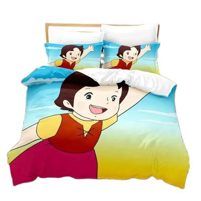 The Alps Bedding Set,Heidi Bedding Set Single Twin Full Queen King Size,Cartoon Print Quilt Cover Bedroom Decoration