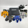 Nintendo קונסולה שחורה 64 + בקר + אביזר ללא אזוריות משומשת נבדקה