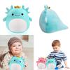 Crown Axolotl Stuffed Animal Toy Soft Plush Doll Pillow For Kids Safe Comfortable