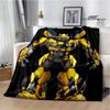 T-Transformers Cartoon Printed blankets picnic blanket Warm blankets Flannel Soft Cozy Blanket Home travel blanket Birthday Gift