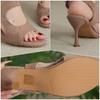 Fashion High Heels Women Sandals Open Toe Shoes Elegant Woman Slippers 2025 New Summer Shoes Trend Dress Party Slingback Mujer Pumps