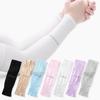 UV Protect Arm Sleeves Breathable Sun Protection Gloves New Ice Sleeve Arm Cover  Unisex