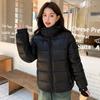 Bread Clothes Short Down Cotton-padded Clothes Women's Black Loose Autumn and Winter Coat Cotton-padded Jacket New