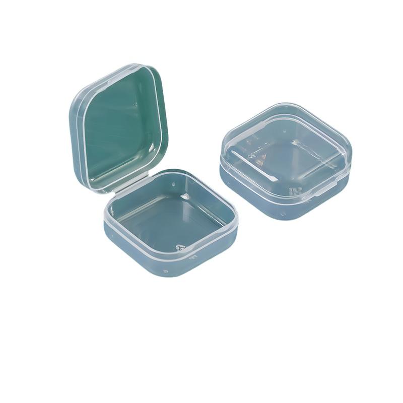 New Mini Plastic Box Rectangular Translucent Packing Box Dustproof Durable Strong Jewelry Button Sundries Storage Case Container
