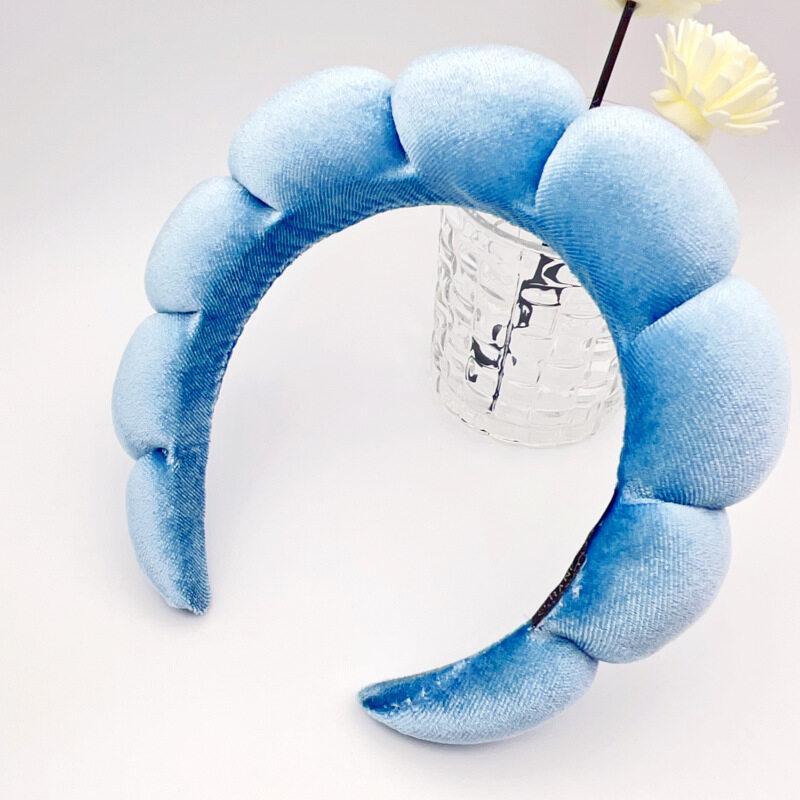 Bubble SpongeHair Band Fashion Women Skincare Makeup Shower Hair Hoop Puffy Hair Hoop Retro Hair Bands Soft Hairband Headwear