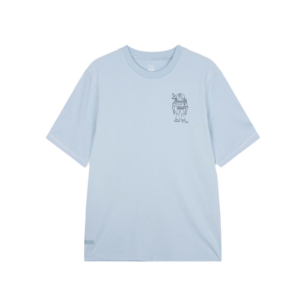 Li-Ning Sports Trend Series Letter Round Neck Versatile Casual Short Sleeve T-Shirt Men Tops AHSW455-2