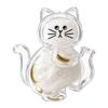 Fridge Magnet with Clear Vase for Keepsakes,Pet Hair,Flower Display Cats Whiskers Holders Refrigerator Magnet Decors