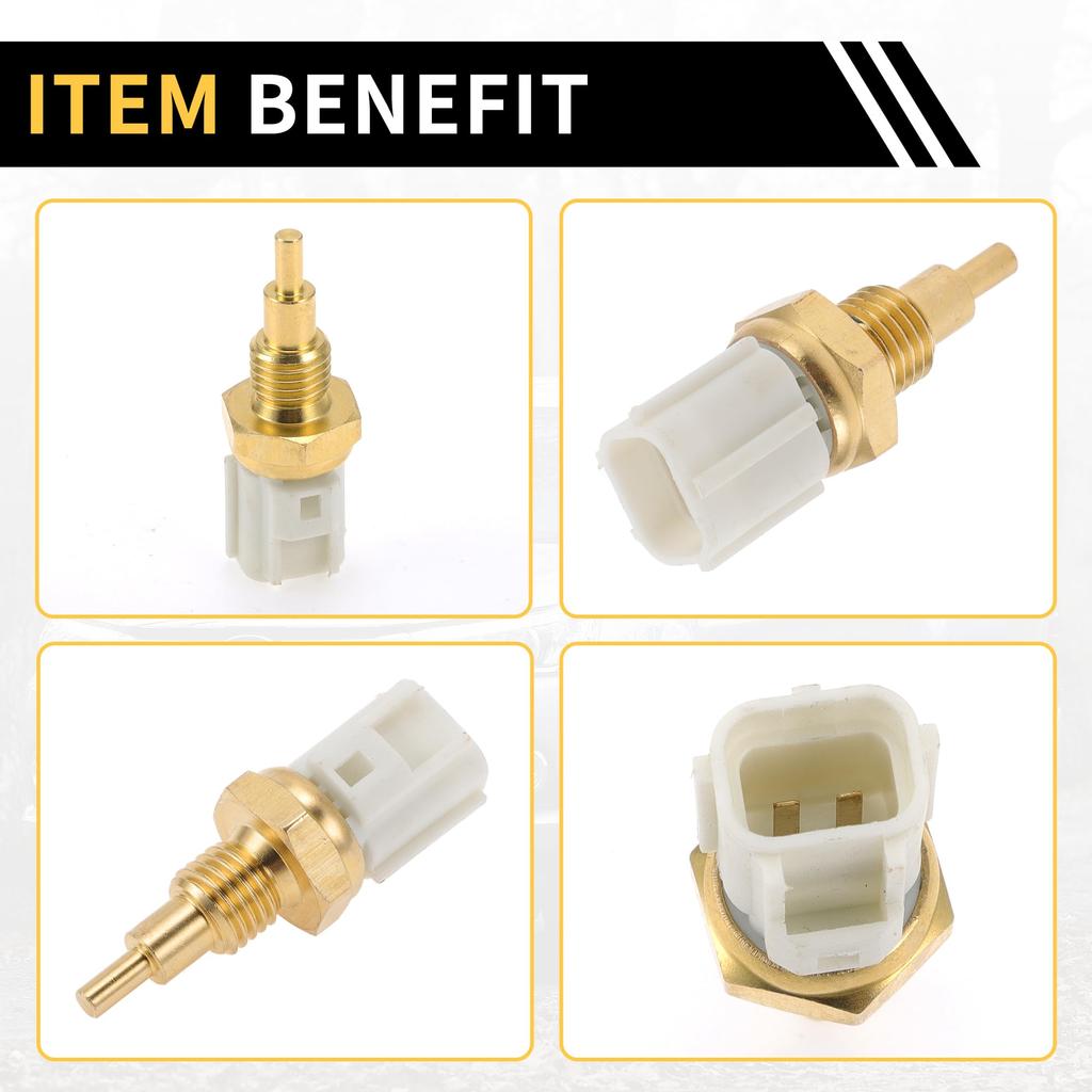 REPAIROCK Temperature Sensor for Toyota Tundra 2002-2005 Temperature Sensor Sensing Unit Sensor No.8942233030 Gold Tone