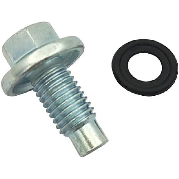 Engine Oil Drain Plug, 11562588 Oil Pan Drain Plug Bolt w/O-Ring Fits for GM Chevy Buick Cadillac