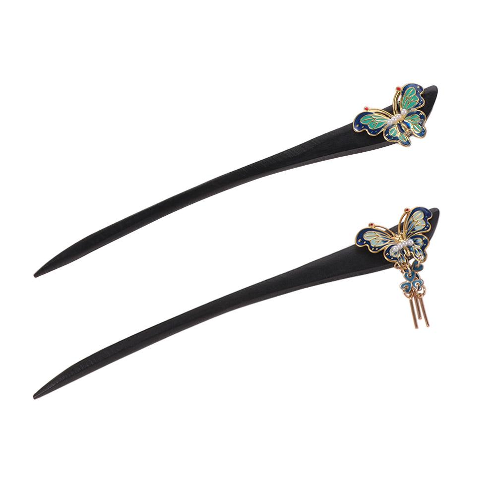 Tassel Hanfu Hairpin Chinese Style Butterfly Tassel Hair Stick Cheongsam Accessories