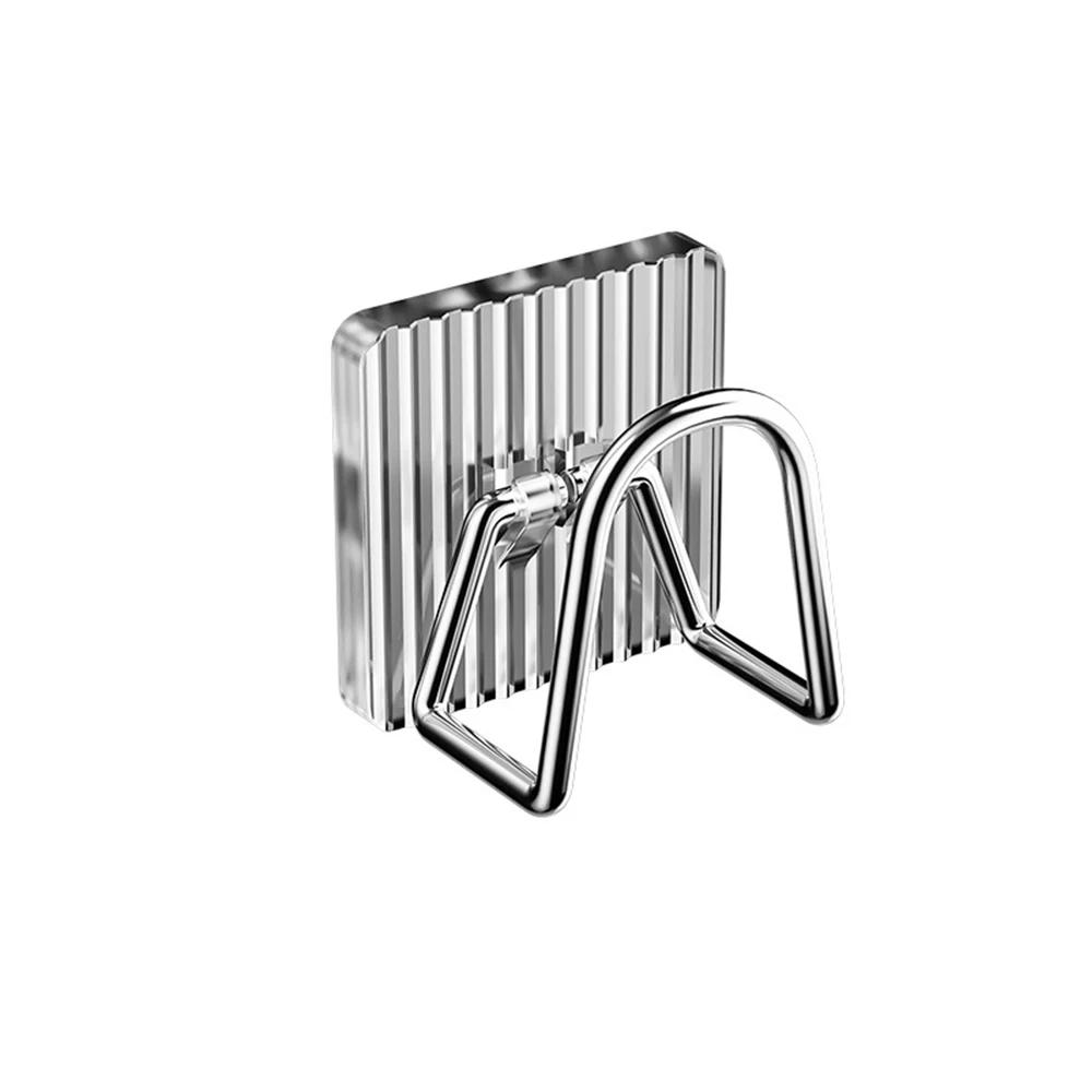 Küchenspülbeckenablauf Aufbewahrungsregal Edelstahl Selbstklebend Schwammregalhalter Multifunktionaler Küchenorganisator Wandhaken