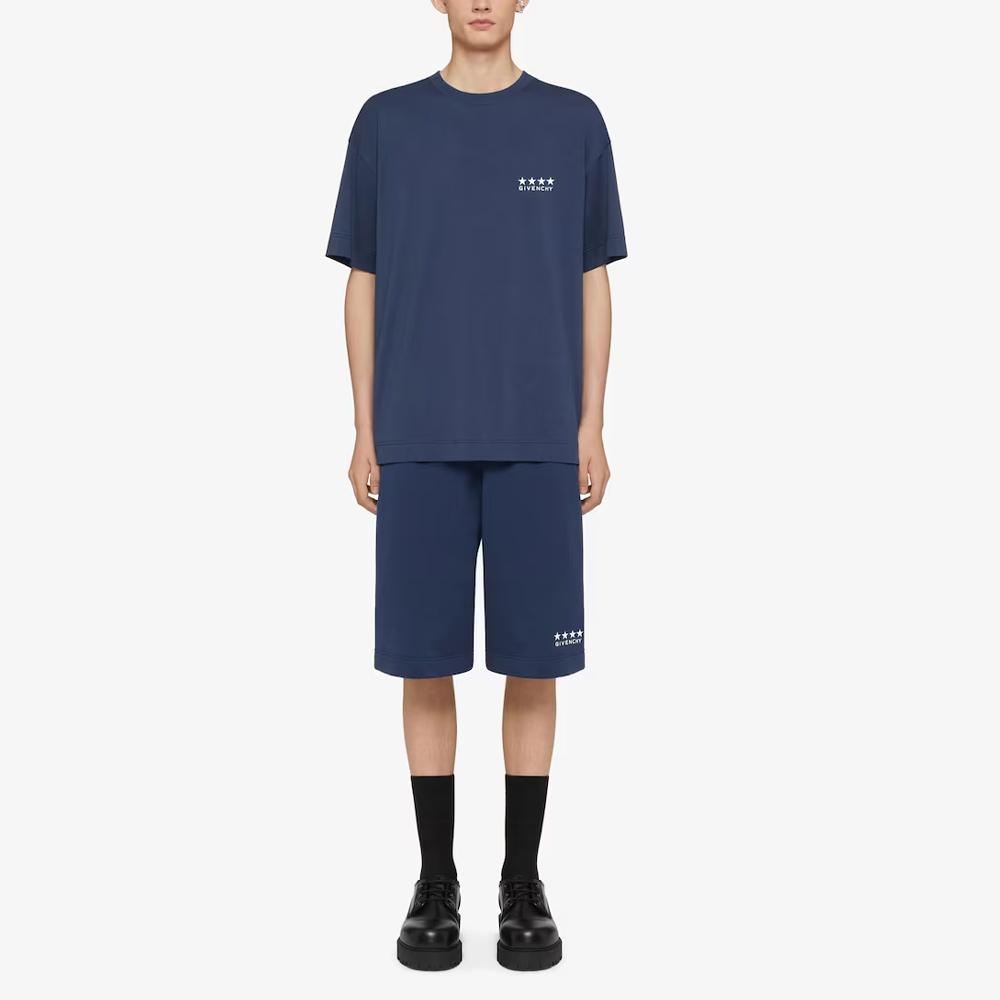 Givenchy Logo Printed Crewneck T Shirt BM71JA3YJ5-402