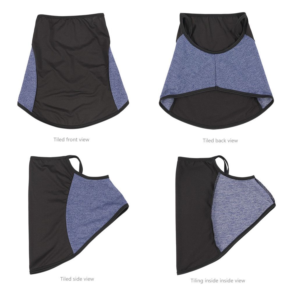 Ear-hanging Outdoor Cycling Neck Cover Breathable Triangle Scarf Riding Face Mask  Men Women