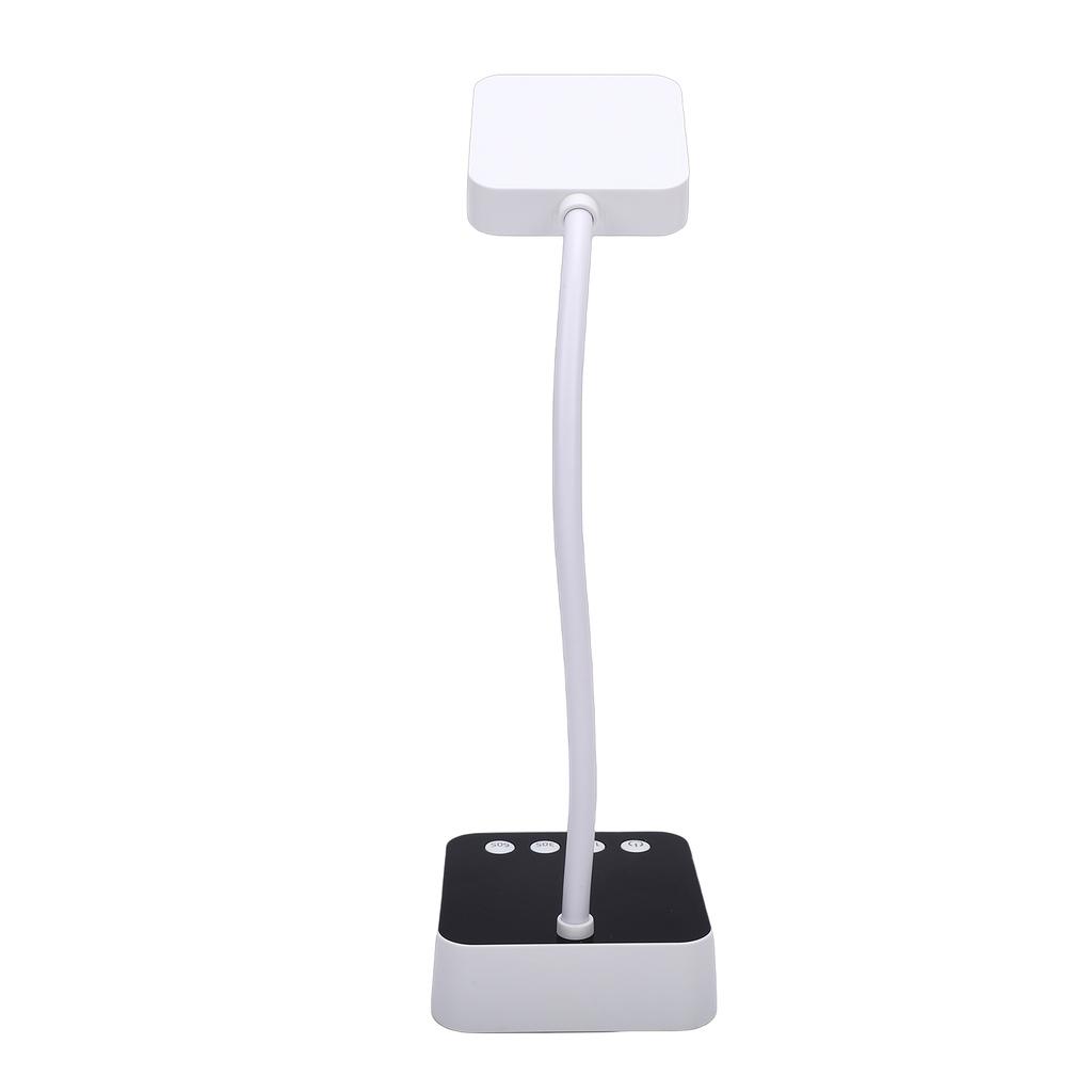 LED Nail Lamp 36W USB Rechargeable Nail Dryer Goosenecks Nail Light for Gel Nails White