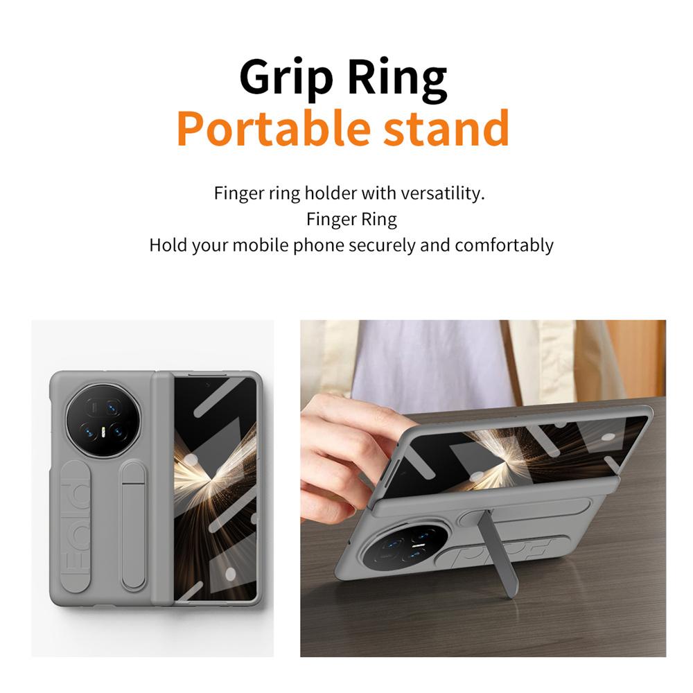 Armbandhalterung Handyhülle Für Honor Magic V5 Frontschutzfolie PC Hartschalen-Schutzscharnier Für Magic V5 Rückabdeckung
