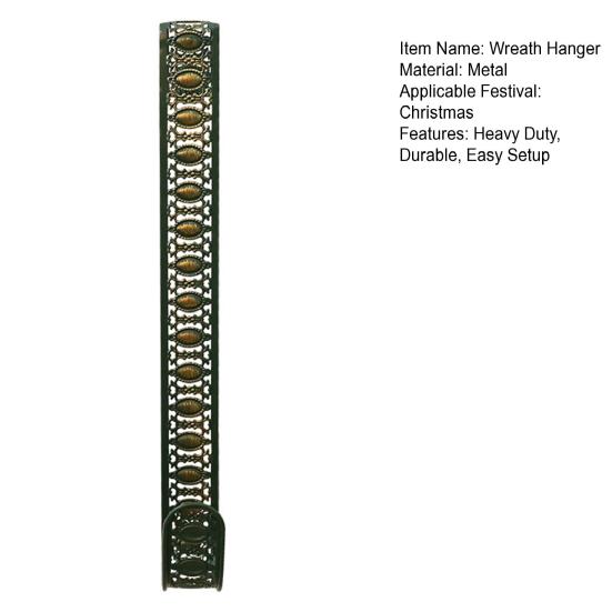 15" Wreath Hanger Metal Wreath Door Hanger Non Scratch Over The Door Hanger Hook