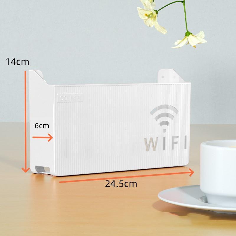 

Беспроводной маршрутизатор Wi-Fi, полка, ящик для хранения, настенный органайзер, коробка, кабель, кронштейн для питания, органайзер, коробка, домашний декор серый