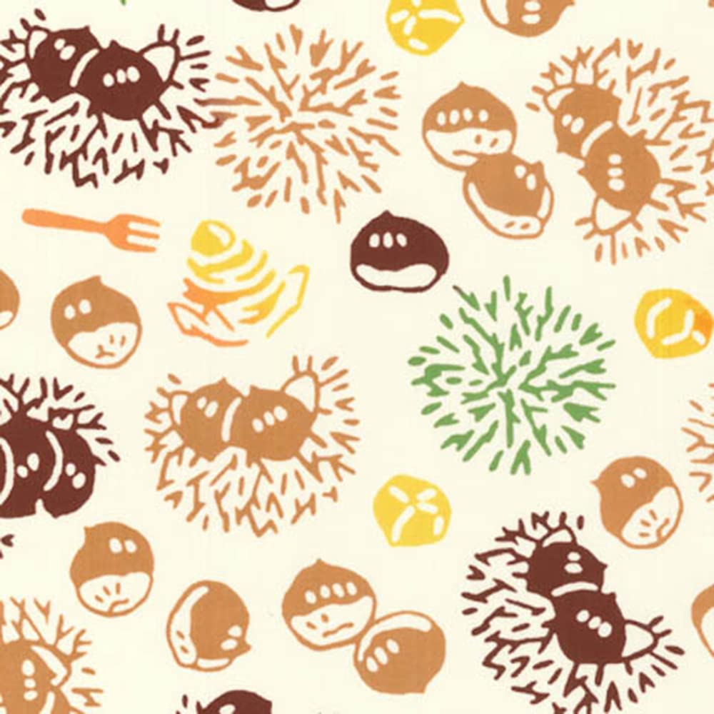 Tenugui Hand Made in Chestnut 37 x 98 cm [Nashienzome] Towel, Chū-dyed, 100% Cotton, Japan, Picking, Approx.