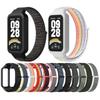 For Xiaomi Smart Band 9 Active/Redmi Band 3 Nylon Strap Magic Tape Design Watch Band
